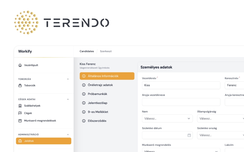 Terendo - Workify